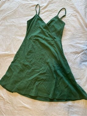 wild fable Green Spaghetti Strap Skater Dress